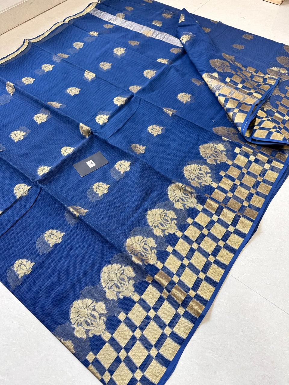 Pure Weaved Kota Cotton Doria Saree