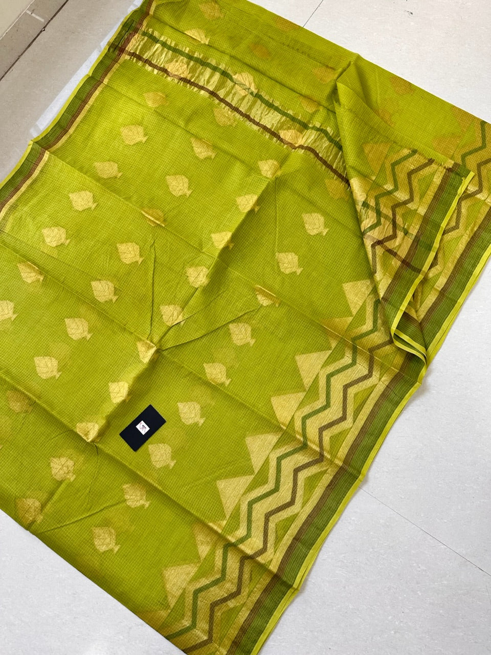 Pure Weaved Kota Cotton Doria Saree