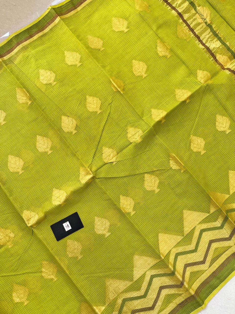 Pure Weaved Kota Cotton Doria Saree