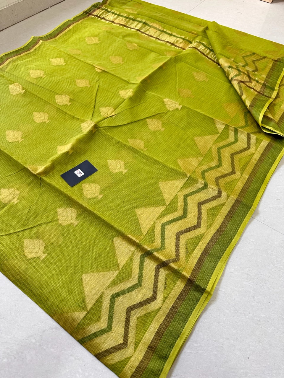 Pure Weaved Kota Cotton Doria Saree