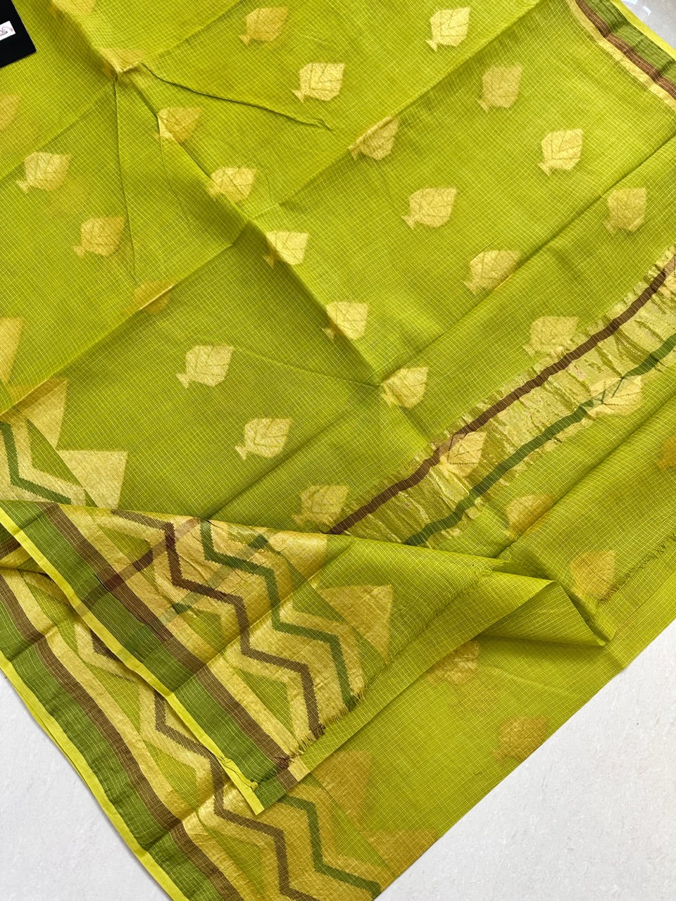 Pure Weaved Kota Cotton Doria Saree