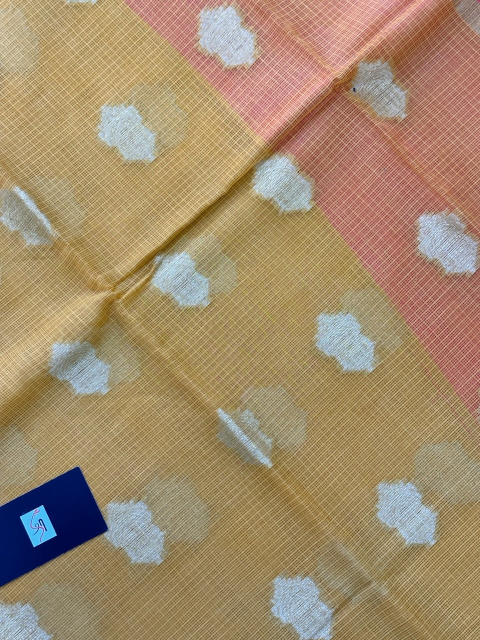 Pure Weaved Kota Cotton Doria Saree