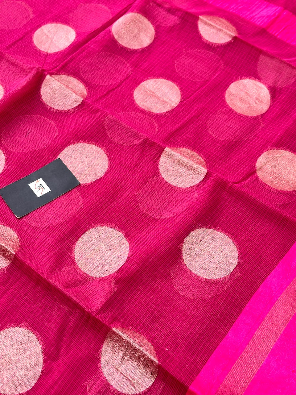 Pure Weaved Kota Cotton Doria Saree