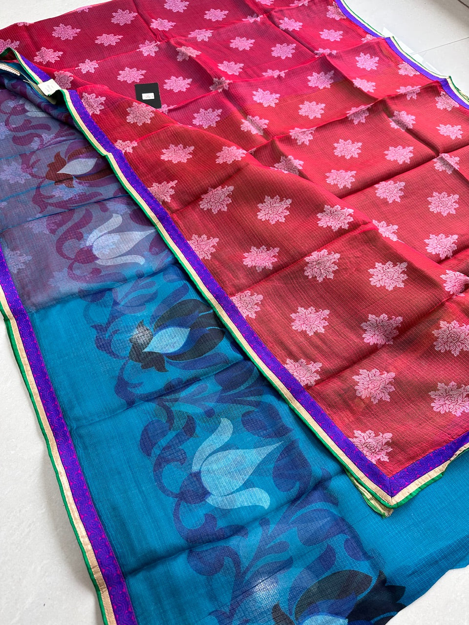 Pure Digital Printed Kota Silk Saree