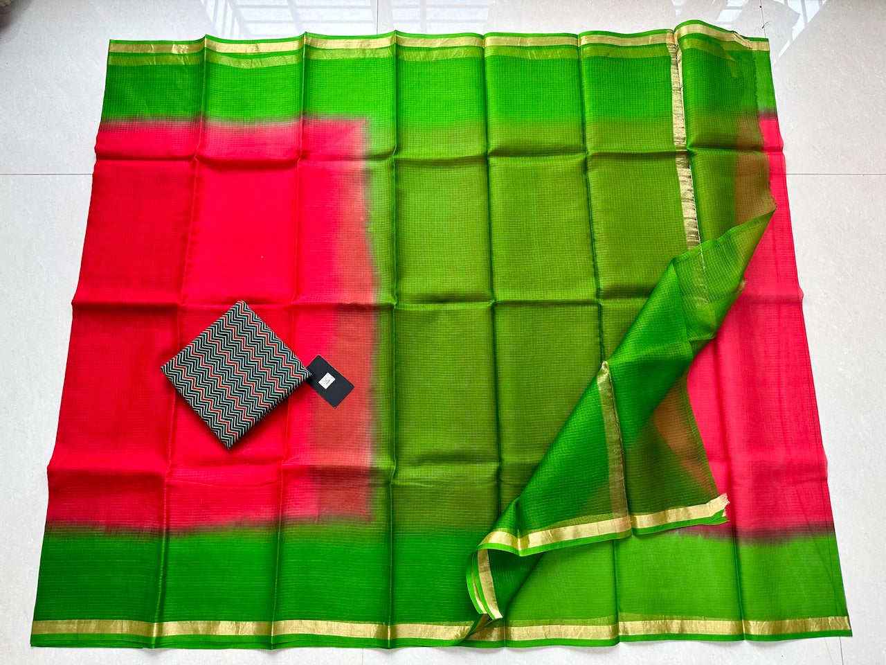 Pure Double Dyed Kota Silk Saree