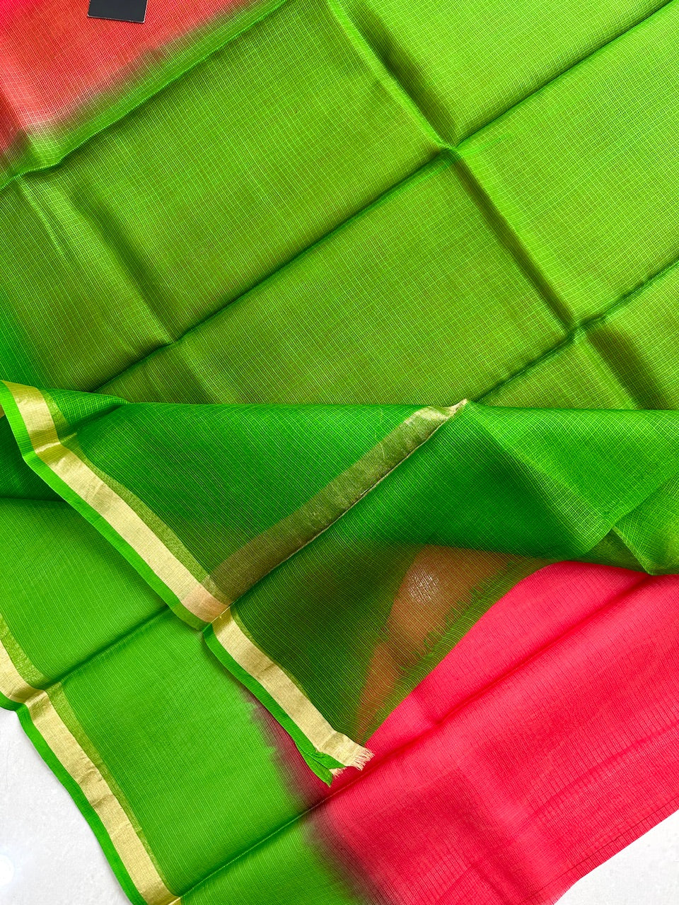 Pure Double Dyed Kota Silk Saree