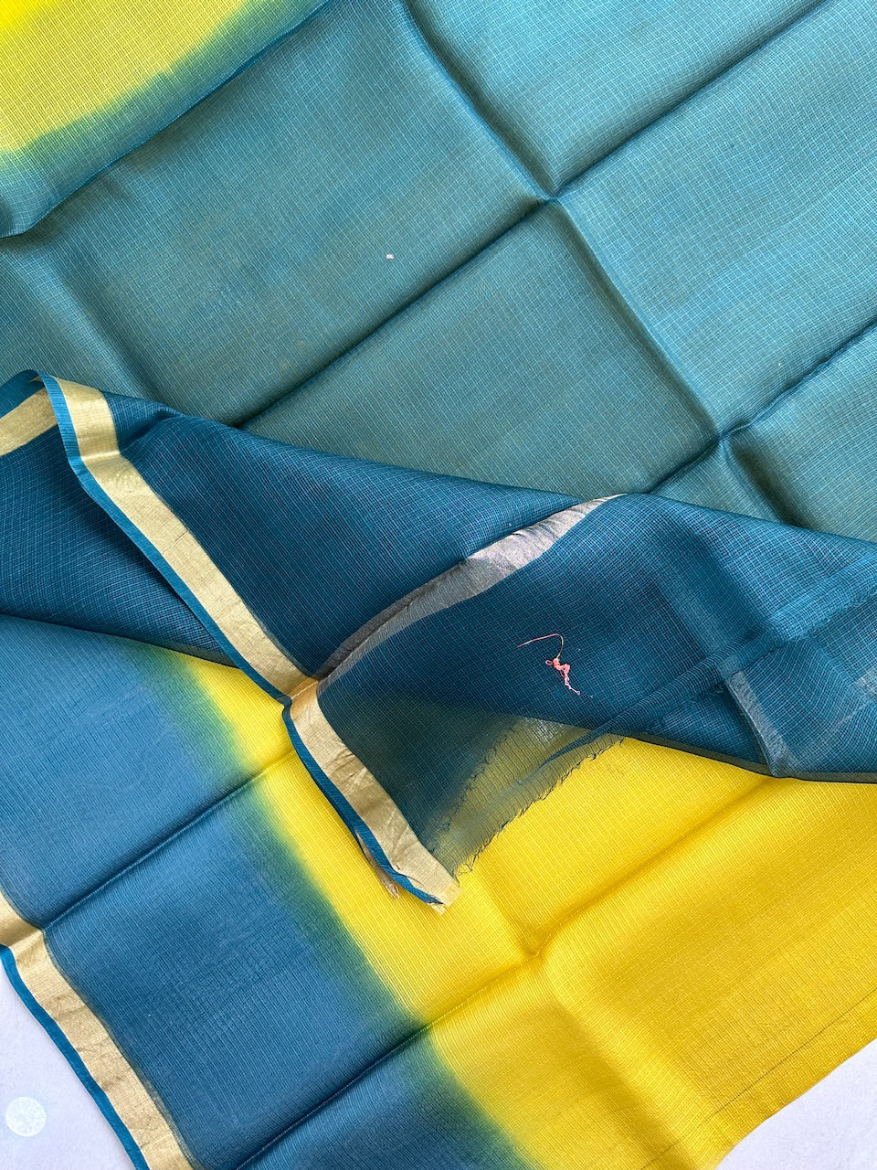 Pure Double Dyed Kota Silk Saree