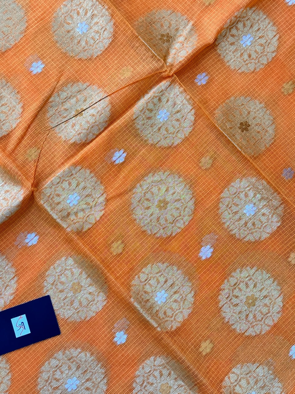 Pure Weaved Kota Cotton Doria Saree