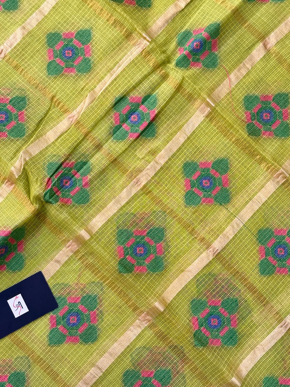 Pure Weaved Kota Cotton Doria Saree