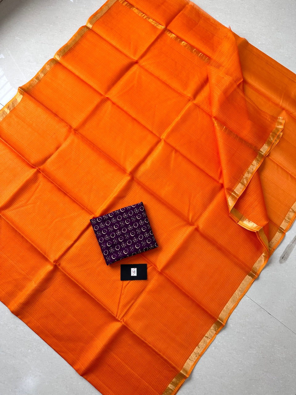 Pure Single Dyed Kota Silk Saree