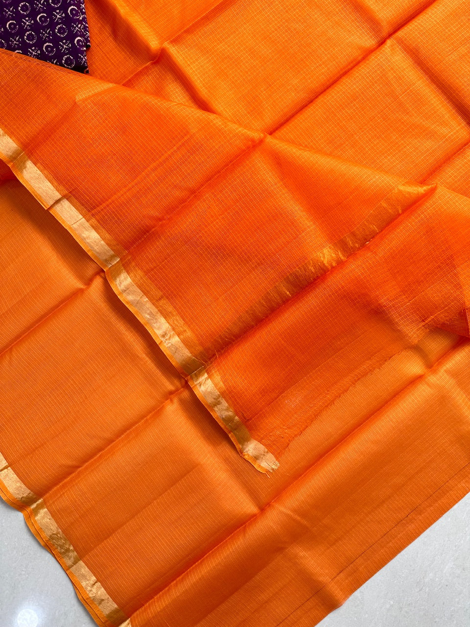 Pure Single Dyed Kota Silk Saree