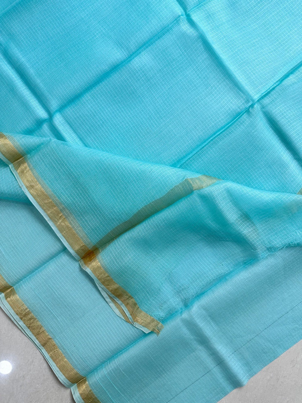 Pure Single Dyed Kota Silk Saree