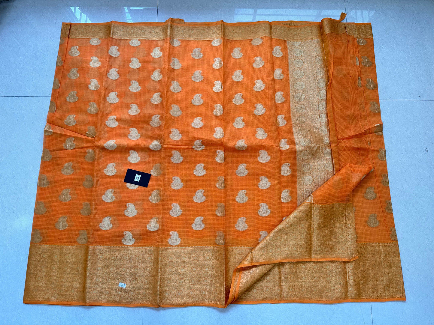 Pure Weaved Kota Cotton Doria Saree