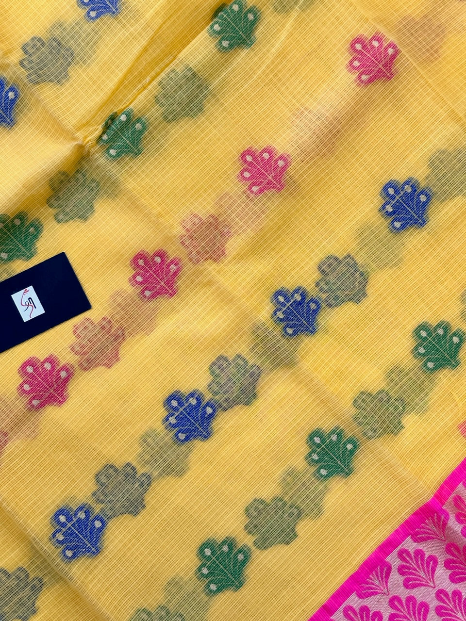 Pure Weaved Kota Cotton Doria Saree