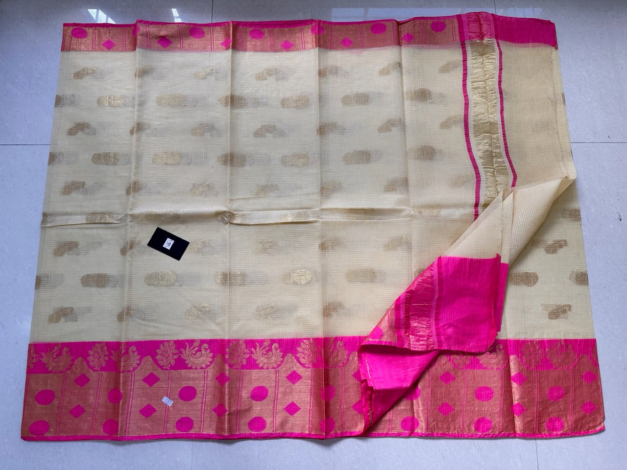 Pure Weaved Kota Cotton Doria Saree