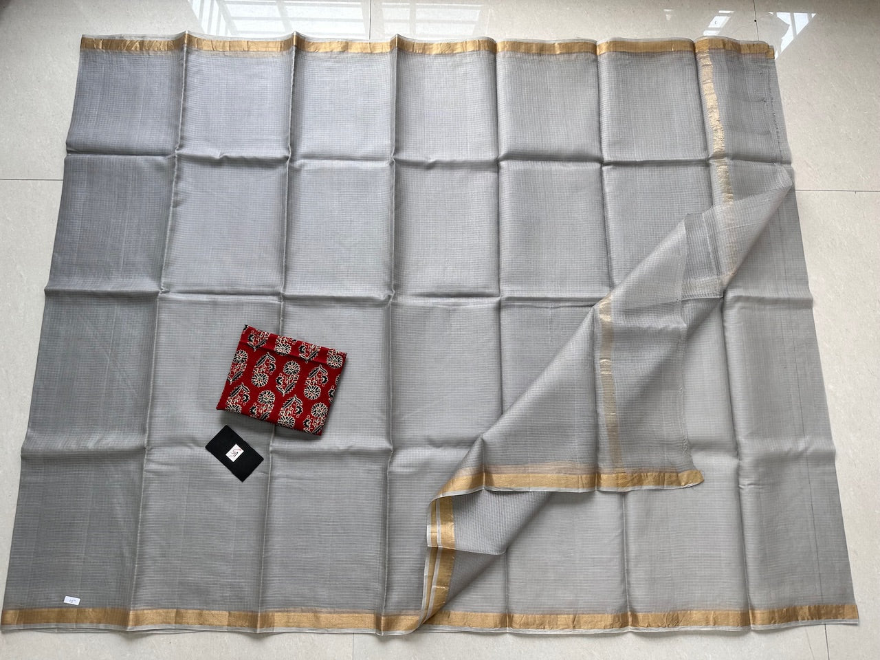 Pure Single Dyed Kota Silk Saree