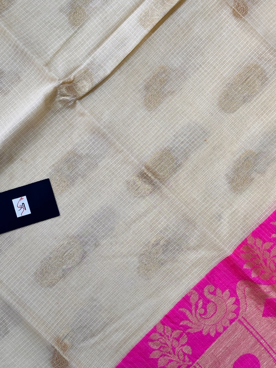 Pure Weaved Kota Cotton Doria Saree