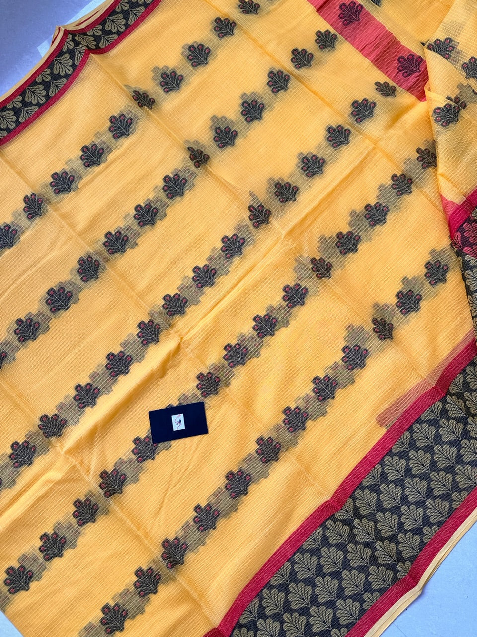 Pure Weaved Kota Cotton Doria Saree