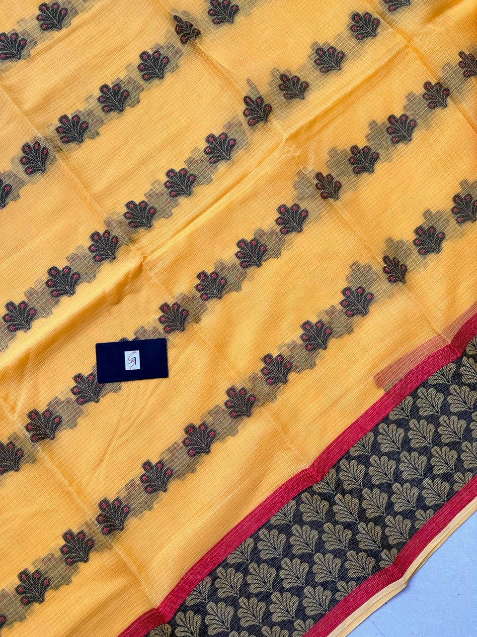 Pure Weaved Kota Cotton Doria Saree