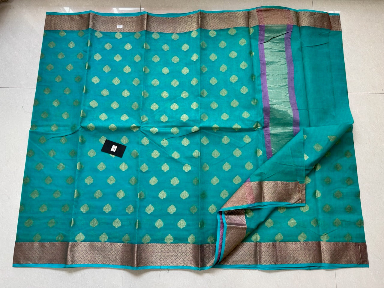 Pure Weaved Kota Cotton Doria Saree