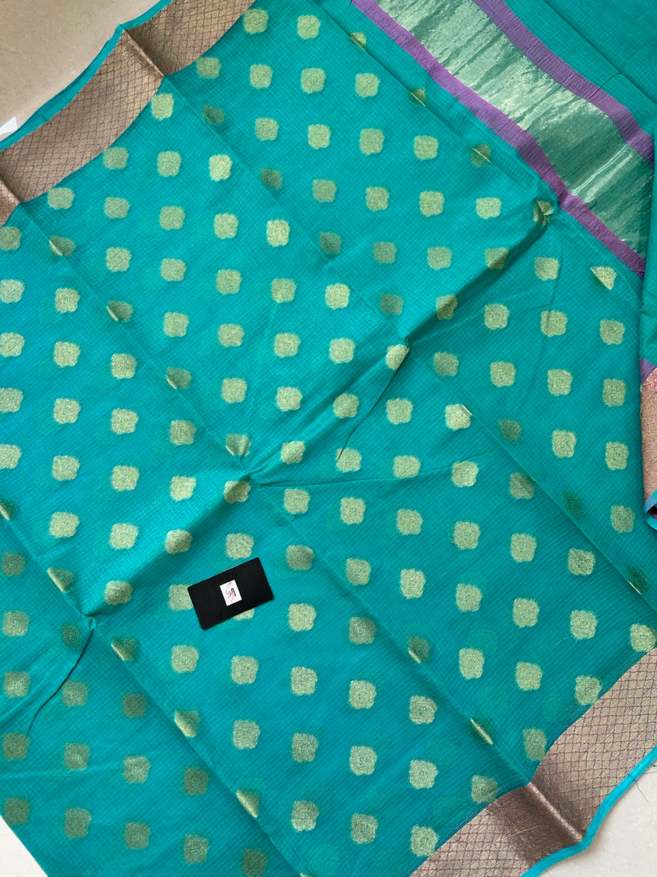 Pure Weaved Kota Cotton Doria Saree