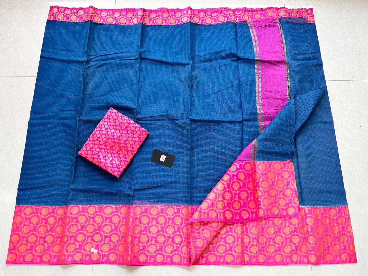 Pure Weaved Kota Cotton Doria Saree