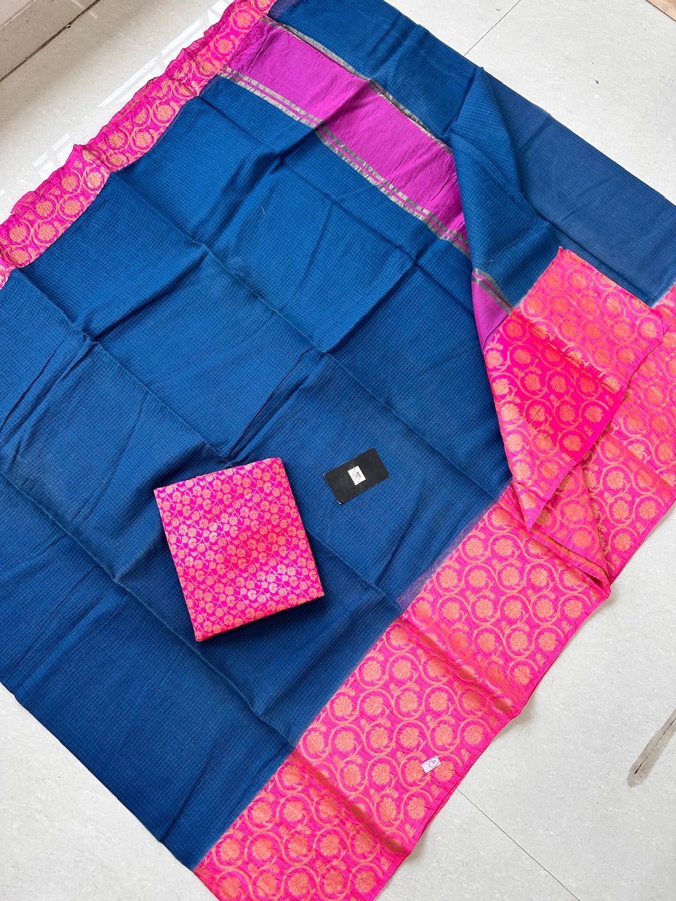 Pure Weaved Kota Cotton Doria Saree