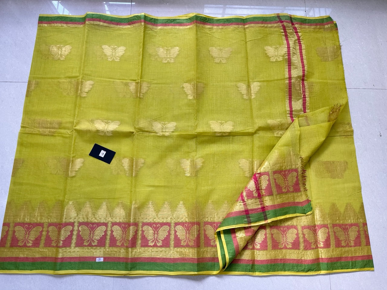 Pure Weaved Kota Cotton Doria Saree