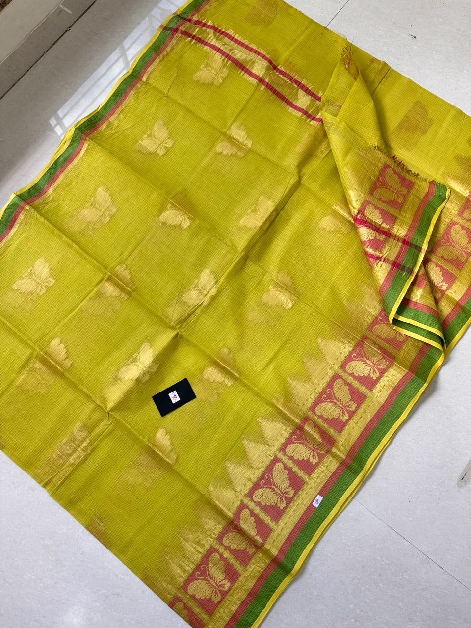 Pure Weaved Kota Cotton Doria Saree