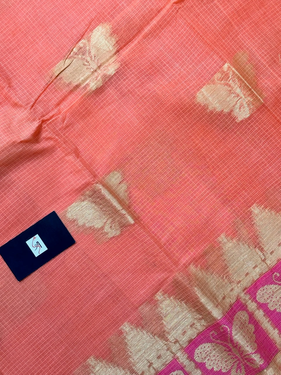 Pure Weaved Kota Cotton Doria Saree