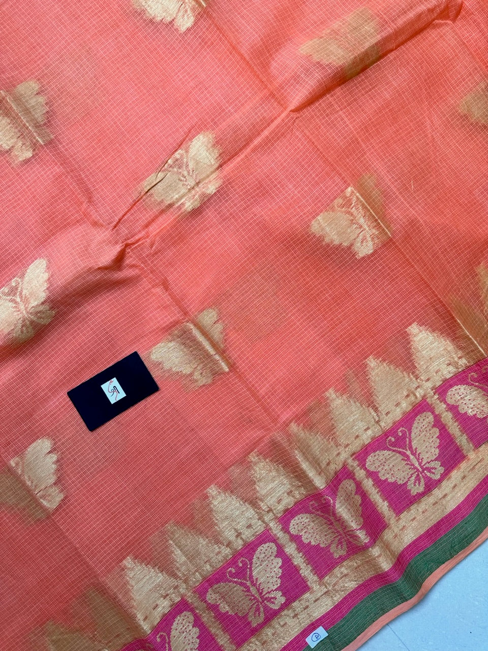 Pure Weaved Kota Cotton Doria Saree