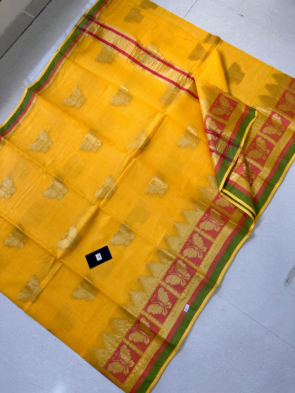 Pure Weaved Kota Cotton Doria Saree