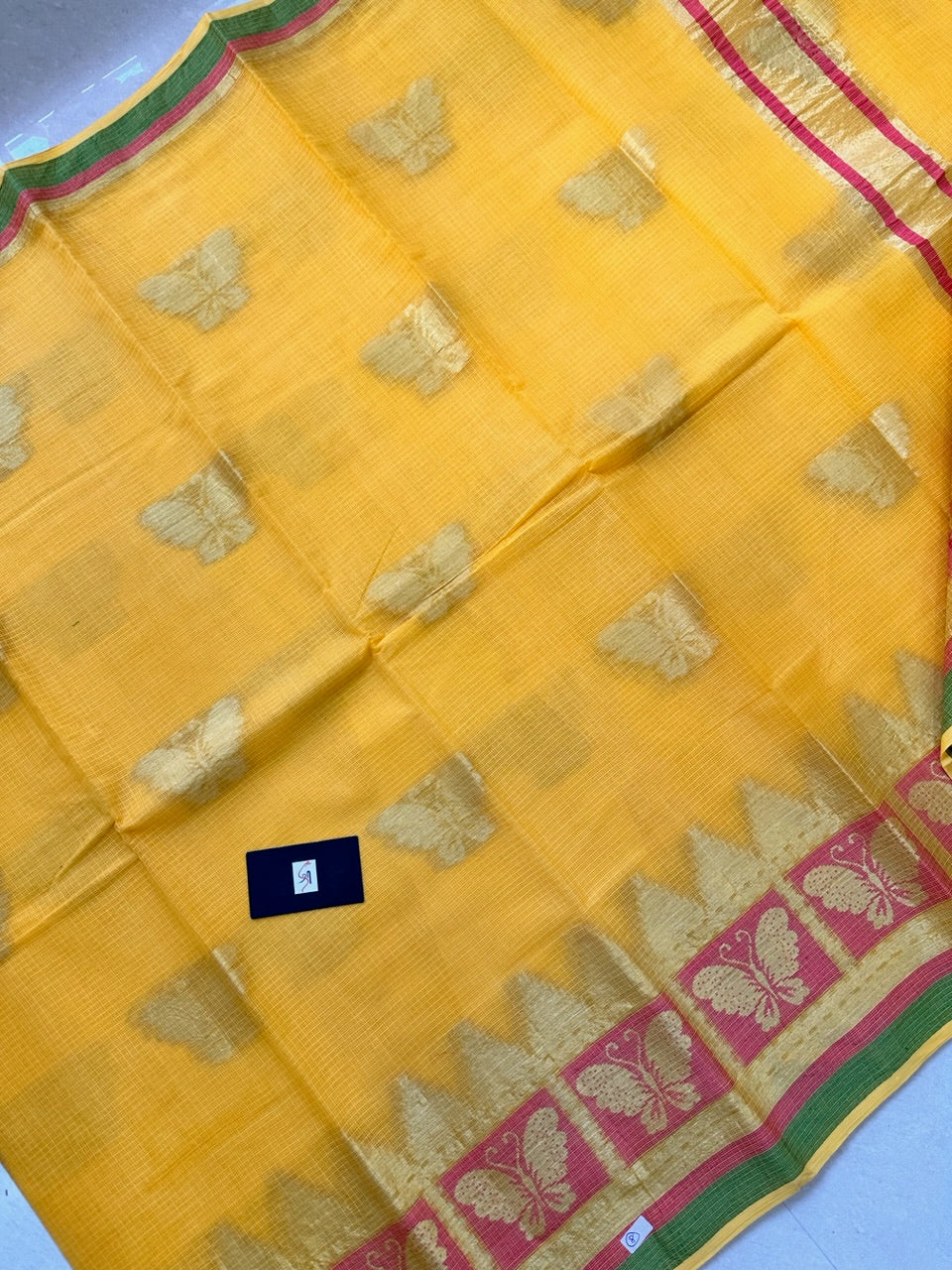 Pure Weaved Kota Cotton Doria Saree