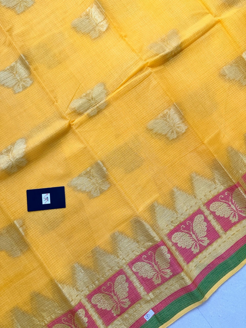 Pure Weaved Kota Cotton Doria Saree