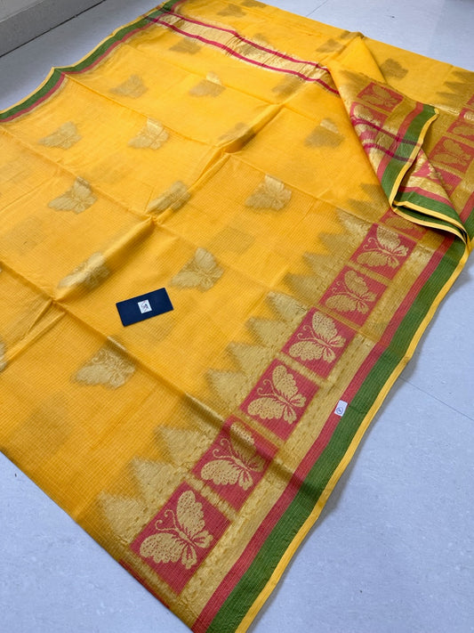 Pure Weaved Kota Cotton Doria Saree