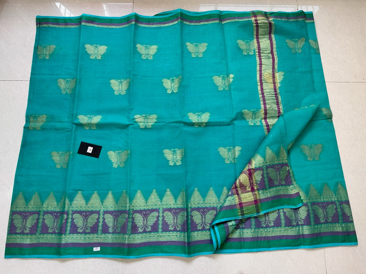 Pure Weaved Kota Cotton Doria Saree