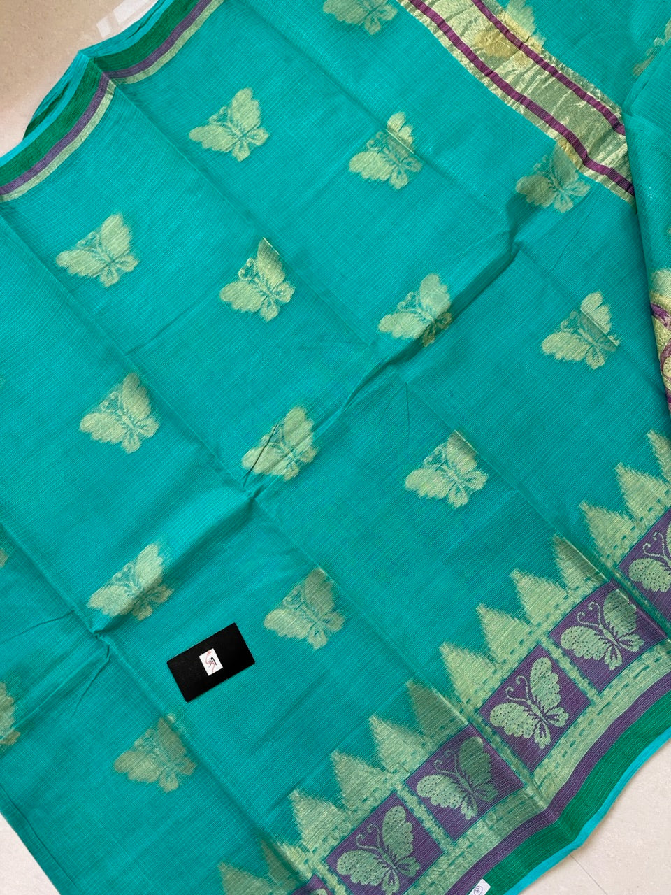 Pure Weaved Kota Cotton Doria Saree