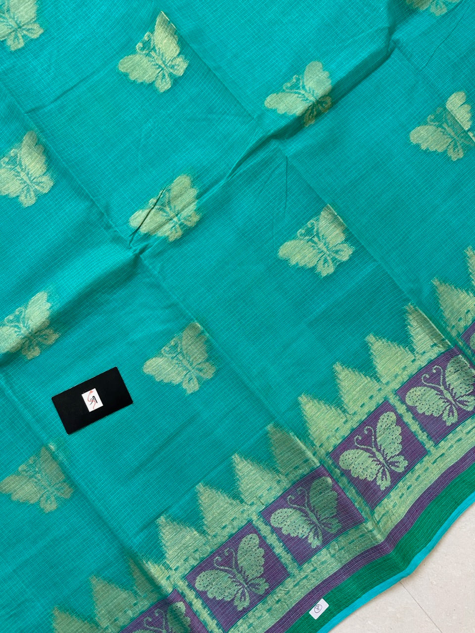 Pure Weaved Kota Cotton Doria Saree