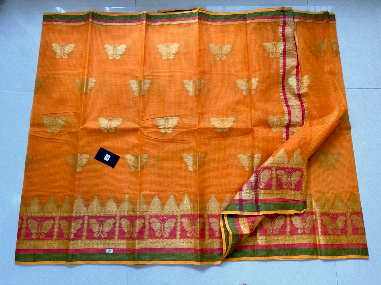 Pure Weaved Kota Cotton Doria Saree