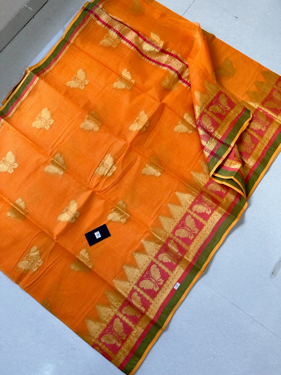 Pure Weaved Kota Cotton Doria Saree