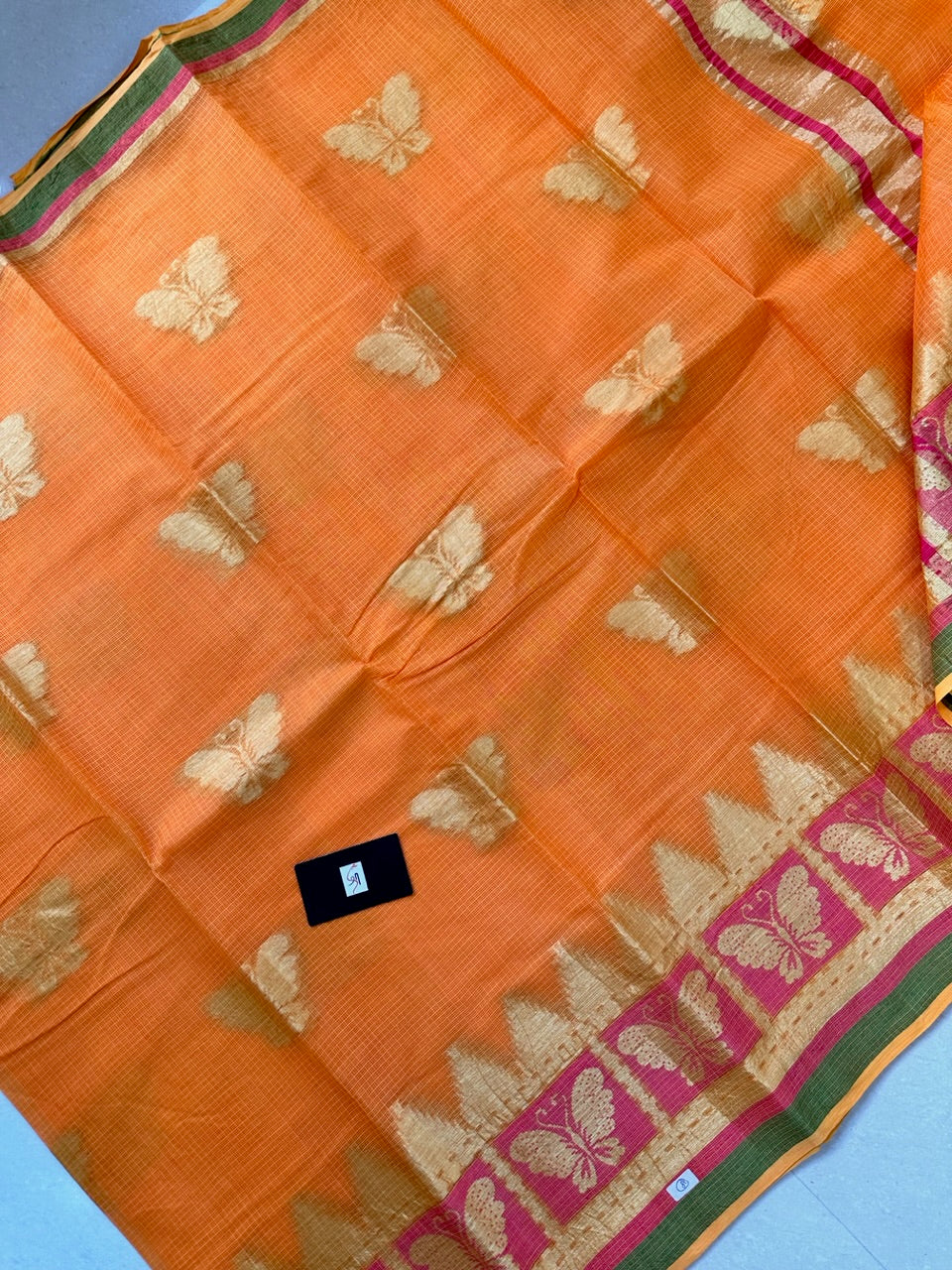 Pure Weaved Kota Cotton Doria Saree