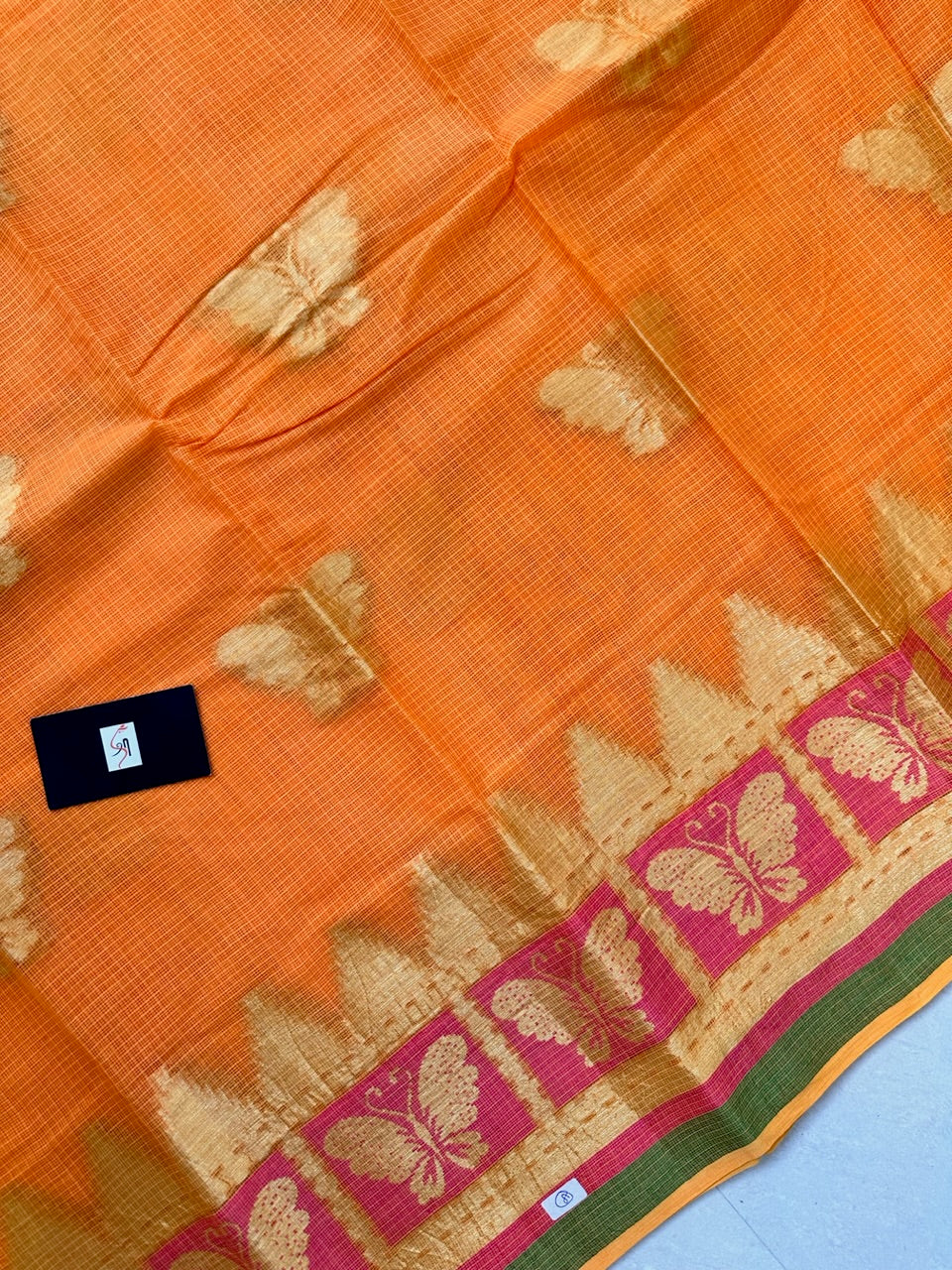 Pure Weaved Kota Cotton Doria Saree