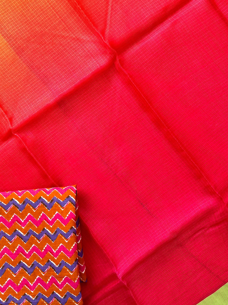 Pure Double Dyed Kota Silk Saree