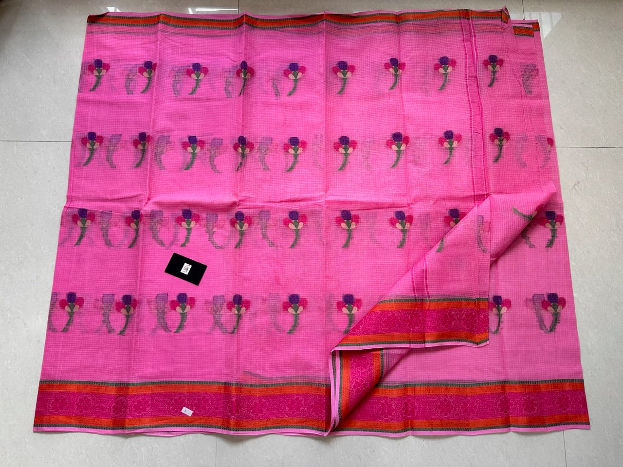 Pure Weaved Kota Cotton Doria Saree