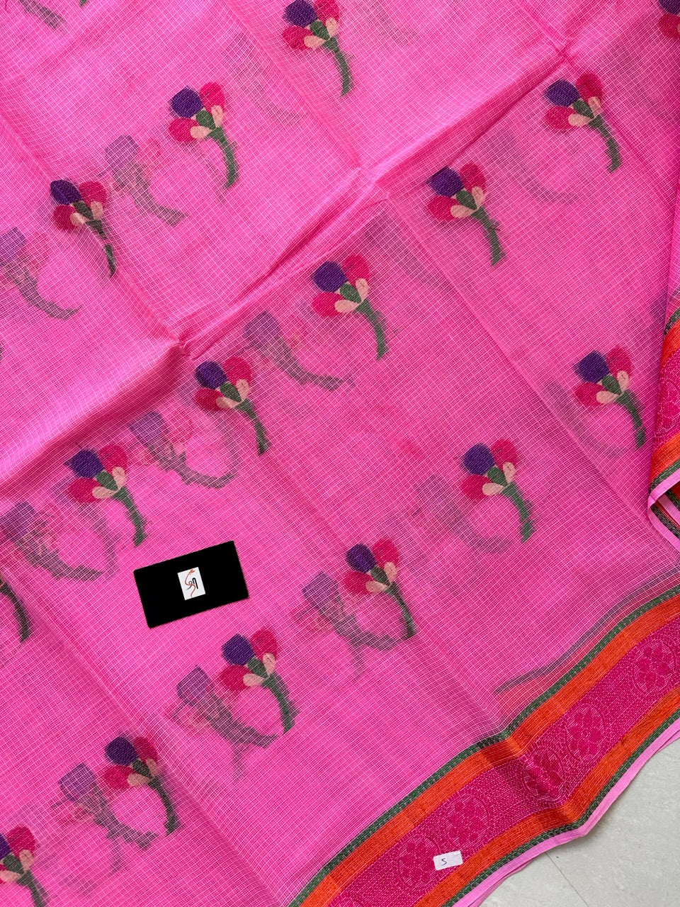 Pure Weaved Kota Cotton Doria Saree