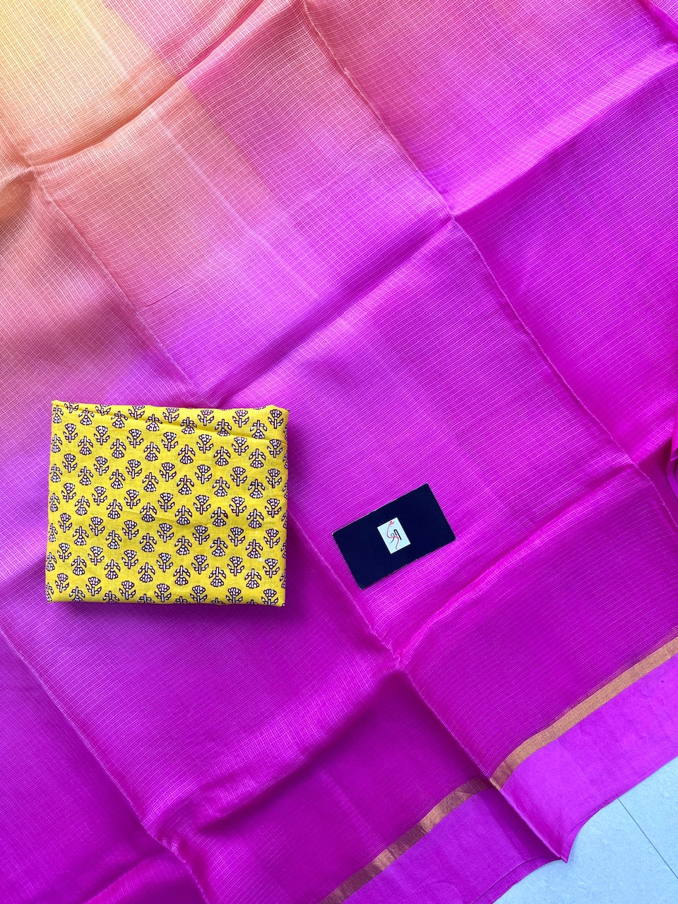 Pure Double Dyed Kota Silk Saree