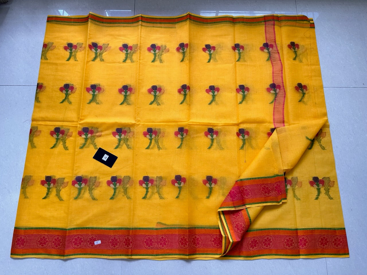 Pure Weaved Kota Cotton Doria Saree