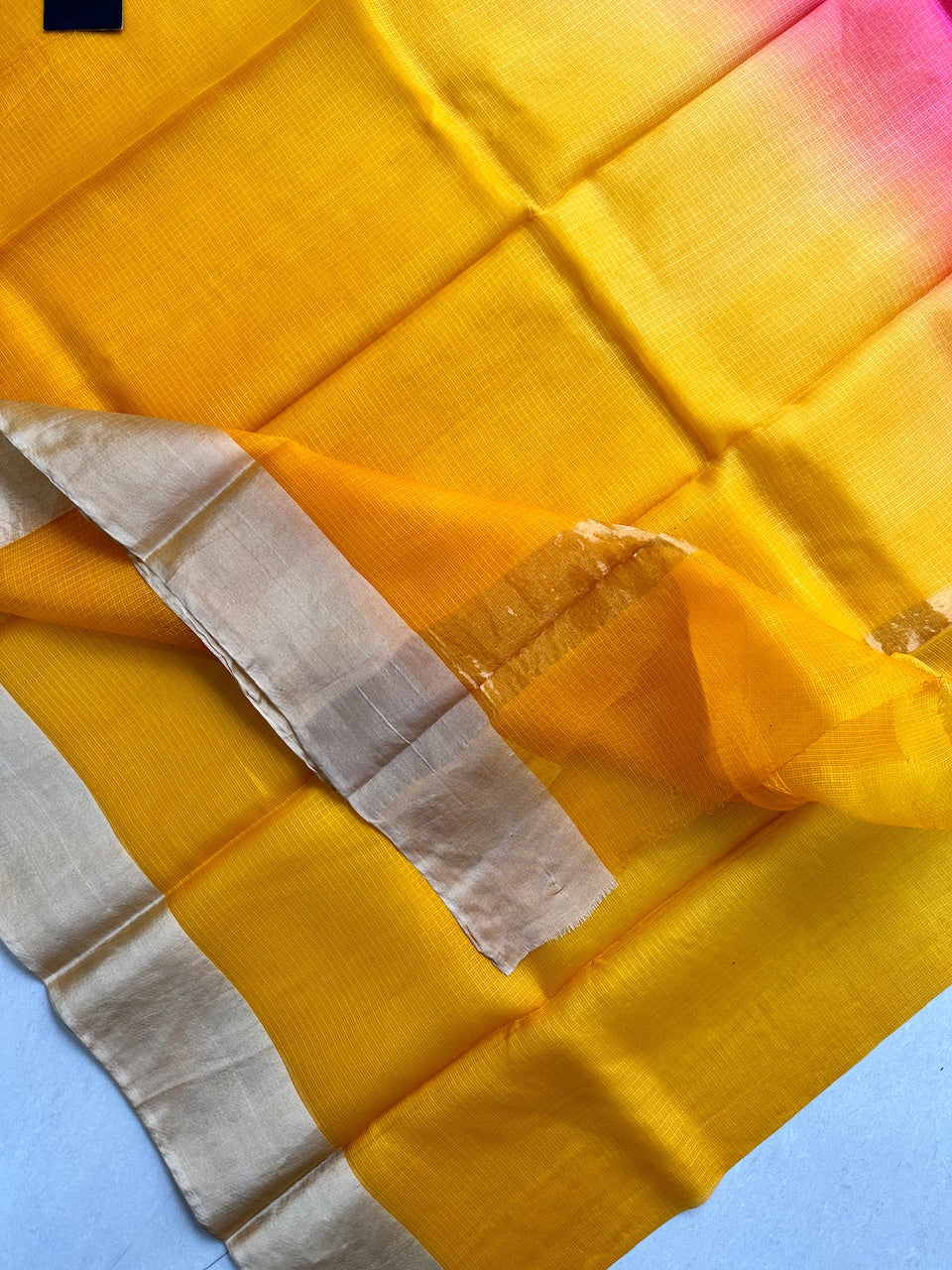 Pure Double Dyed Kota Silk Saree