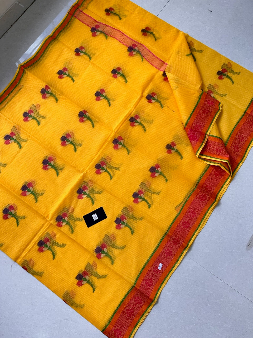 Pure Weaved Kota Cotton Doria Saree