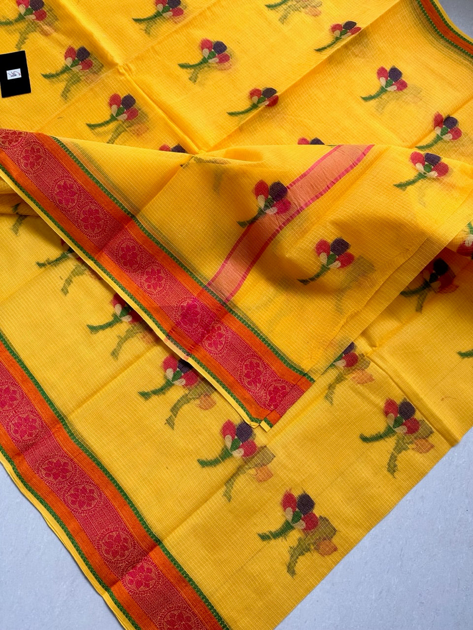 Pure Weaved Kota Cotton Doria Saree